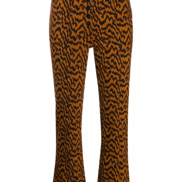 Ulla Johnson Ellis Jeans - Zebra Ikat Print (6) - Picture 3 of 4